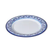 GET WP-10-DE Diamond Esencia Plate, 10.5" Diameter, Wide Rim, 10" Round Melamine Reusable Plate