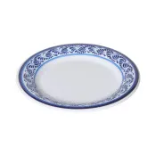 GET WP-6-DE - Diamond Esencia Wide Rim 6.5" Melamine Plastic Plate, Round, 6-7" Size