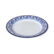 GET WP-7-DE - Diamond Esencia 7.5" Wide Rim Melamine Reusable Round Plate, 7.5" Diameter