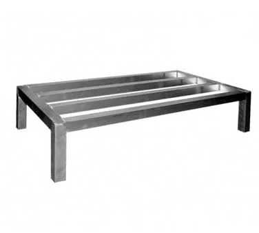 GSW USA RA-1220 Dunnage Rack, 12" L x 20" W x 8" H, 1000 lbs Aluminum Tube, All Welded Construction, ETL Certified