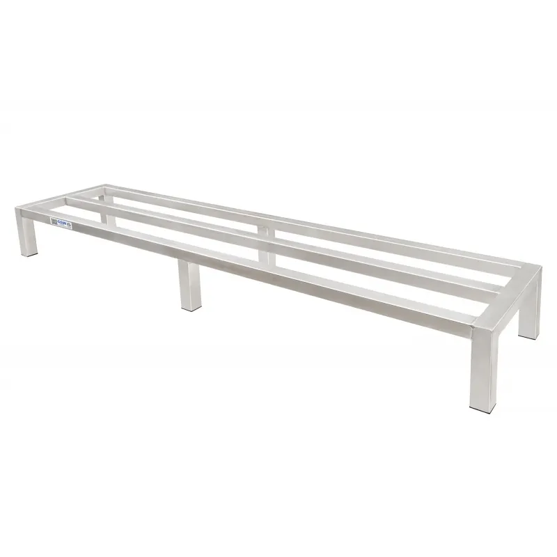 GSW USA RA-6014 Vented Dunnage Rack, 60"L x 14"W x 8"H, All-Welded Aluminum Tube, 1000 lbs, ETL Certified