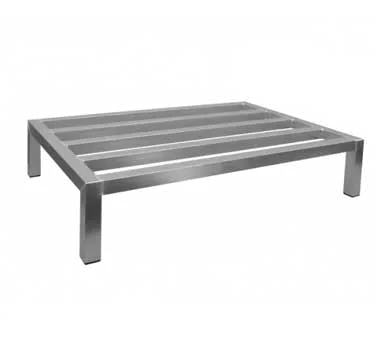GSW USA RA-6024 Dunnage Rack, 60"L x 24"W x 8"H, Aluminum Tube, 1000 lbs Load Capacity, ETL Certified