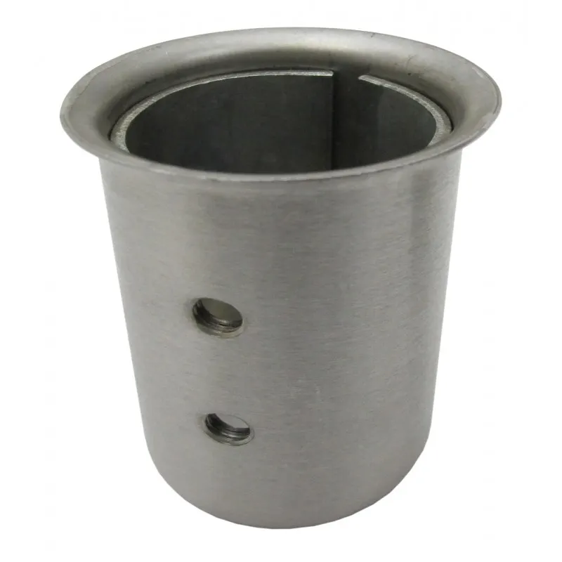 GSW USA S-LS3 Leg Socket, Straight 3" H x 1-5/8" Dia. Stainless Steel Folding Table Base