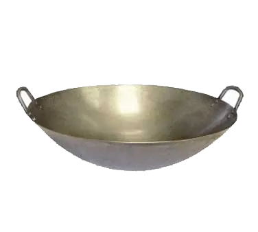 GSW USA WK-24 Chinese Wok, 24" Dia. x 7" Depth, Double Handle, Iron, Handmade