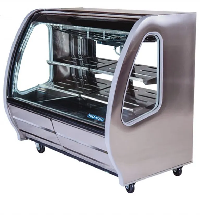 Imbera USA DDC60SS PKD 115V R290 - Stainless Steel Deli Display Case, 35.6-50°F, LED, R290, 120V
