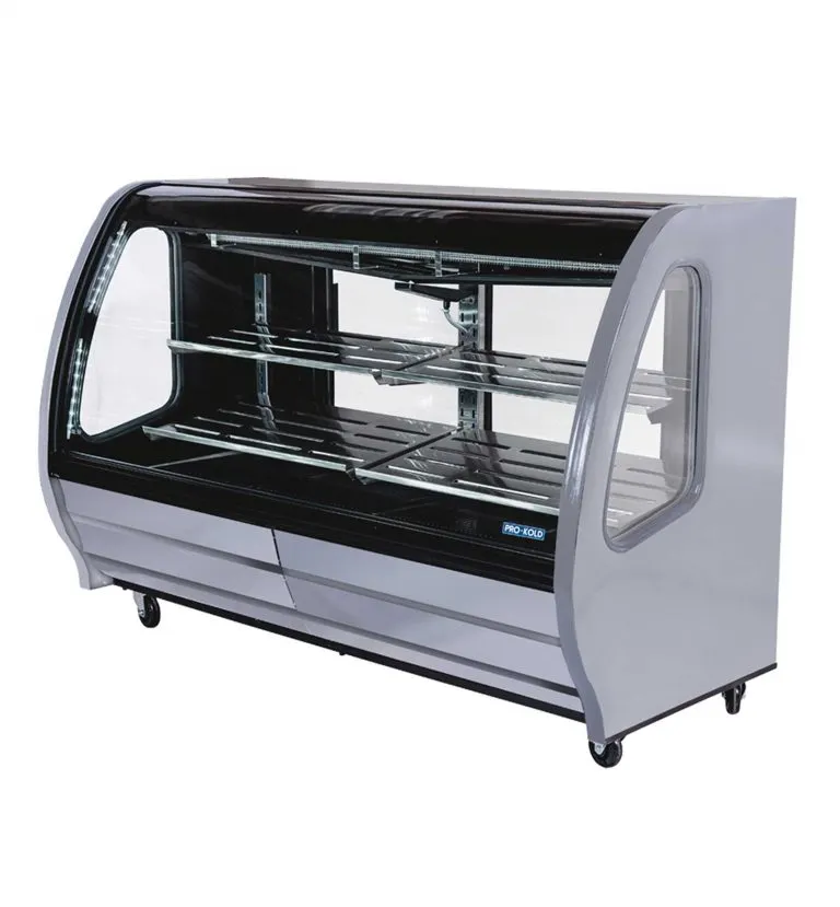 Imbera USA DDC80SS PKD 115V R290 - Stainless Steel Deli Display Case, 1/2 hp, LED Lighting, R290, 120 V