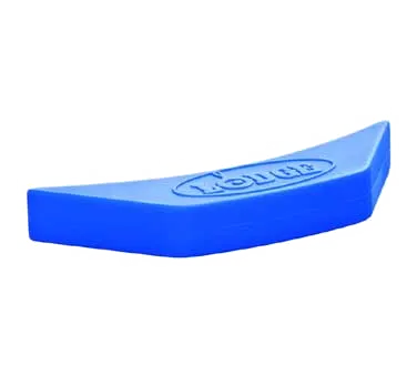 Lodge ASAHH31 Handle Cover, Silicone Blue Grip, Heat‑Resistant 450°F, Dishwasher Safe, BPA‑Free