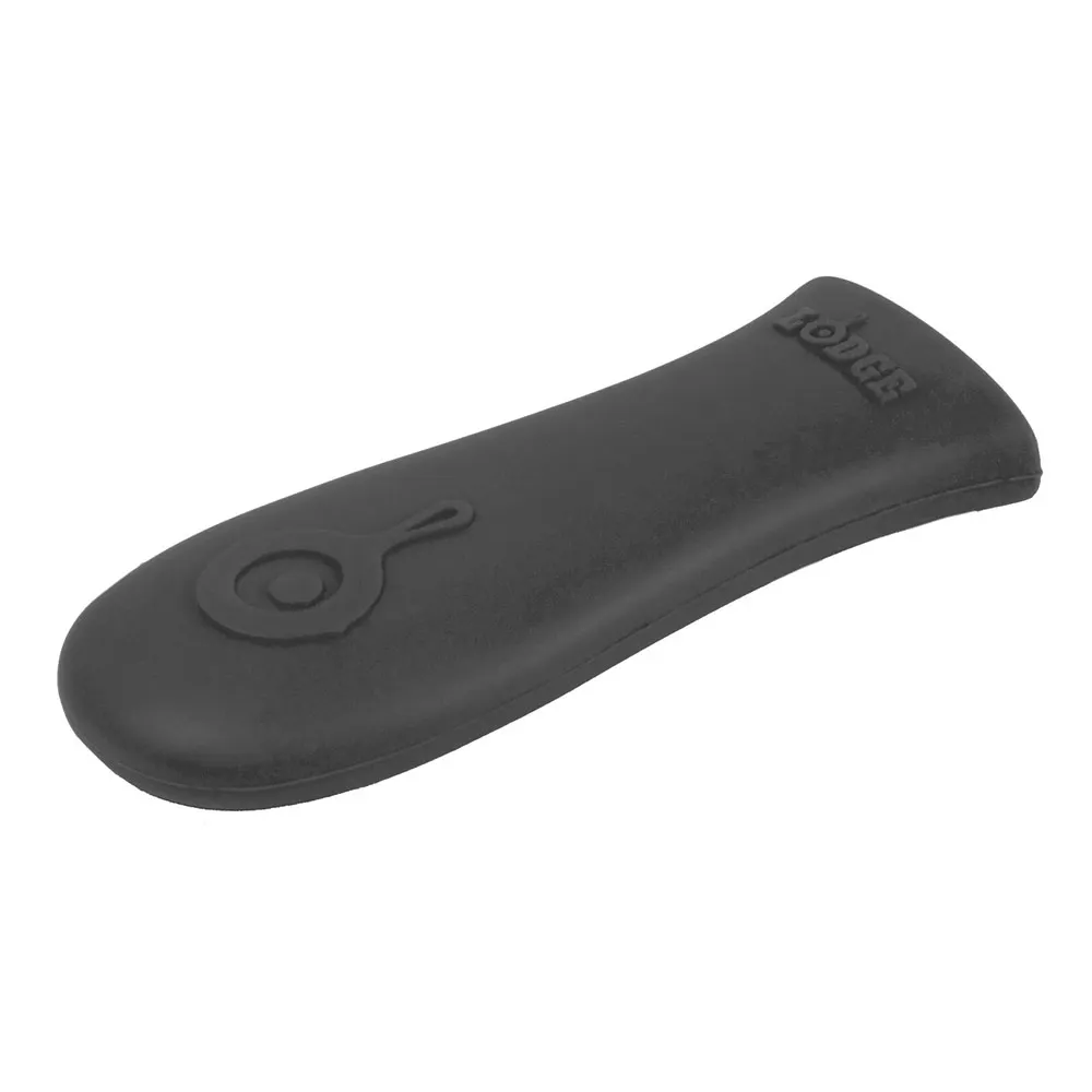 Lodge ASHH11 Handle Cover, 5" Silicone Grip, Black, 500°F Heat Protection, Dishwasher Safe, BPA‑Free