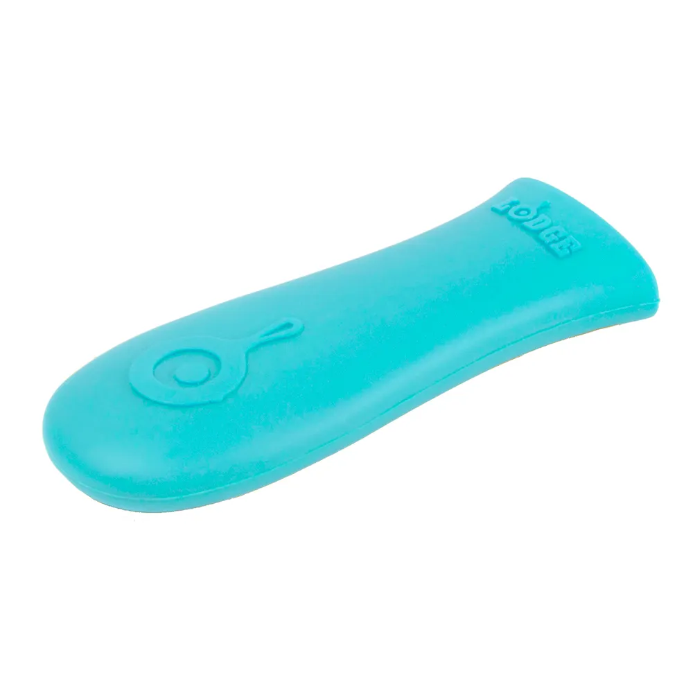Lodge ASHH35 Handle Cover, 5" Silicone, Turquoise Green, 500°F Heat Protection, BPA‑Free