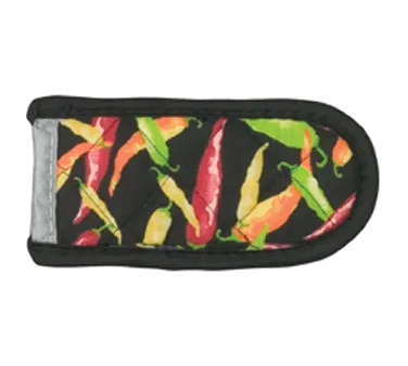 Lodge HH12 Handle Holder, 8" Cloth Cover, Multi‑Color Chili Pepper, Heat Guard to 350°F, Made in USA