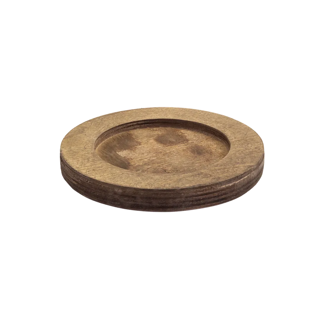 Lodge UMSB - Round 6" Wood Underliner for Fajita Skillet, Hand Wash Only, Made in USA