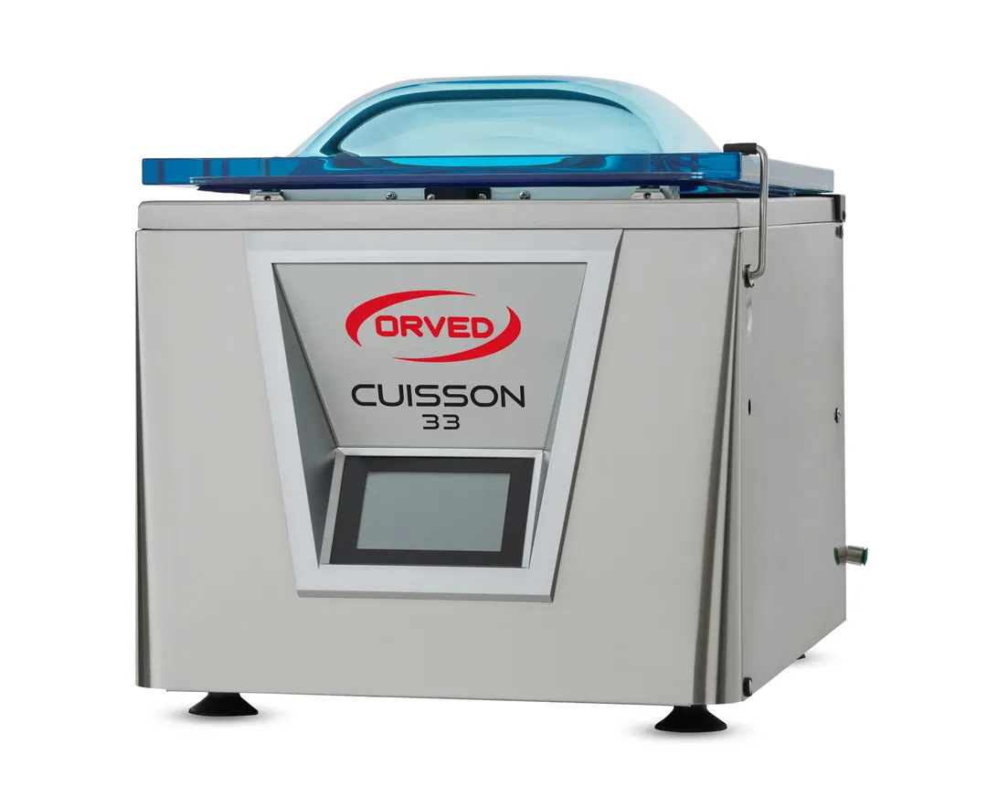 Orved CUISSON 33 - Countertop Vacuum Sealer, 17.1"x13.6"x8.1", 12" Seal Bar, 110V, 304 Stainless Touchscreen