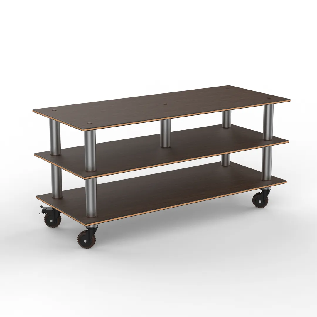 Steelite MGCMLB09WSXH Configurable Buffet Table, Modular Midhole Unit, Mango Brushed Stainless Steel, 71.0" x 29.5" x 35.0", Mogogo Design, 1 per Case, Modular Collection