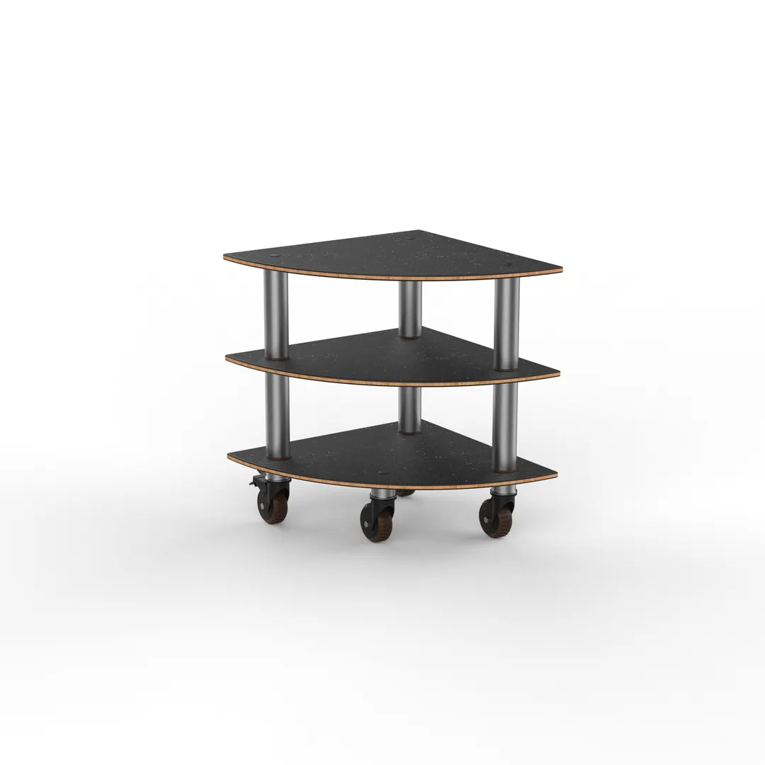Steelite MGCMLX04MSXH Modular Classic Corner Unit Buffet Table, 29.5" x 29.5" x 35.0", Grey Slate SS, Marble Brushed Stainless Steel, Mixed Materials, 1 per Case, Modular Collection (Minimum Case Qty)