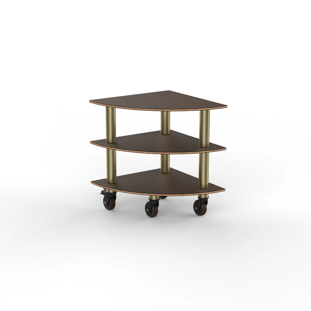 Steelite MGCMLX04WBXH Configurable Buffet Table - Modular Classic Corner Unit, 29.5" x 29.5" x 35.0", Grey Slate SS, Mixed Materials, 1 per Case