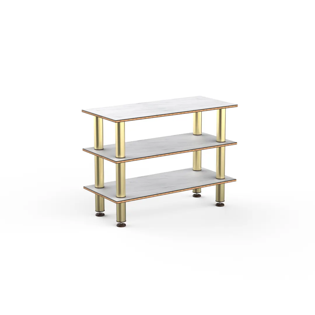 Steelite MGCMSX02CBXF Configurable Buffet Table - Modular Creative Extension Unit, White Carrera Brush Finish, Mogogo Design, Mixed Materials, 1 per Case, Modular Collection (Minimum Case Quantity)