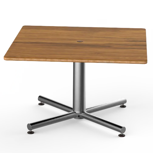 Steelite MGCPFS01BSXX Square Coffee Table & End Table Set, 30.0" x 30.0" x 18.0", Polo/Mogogo, Mixed Materials, 1 per Case