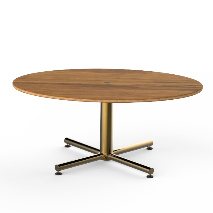Steelite MGCPFV01BBXX Oval Coffee Table & End Table Set, 42.5" x 30" x 18", Polo, Mixed Materials, 1 per Case