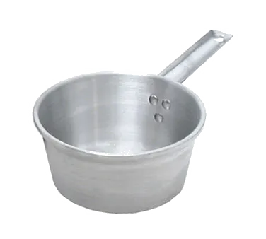 Town 35402 Sauce Pan, 2 Qt 7-1/4" Diameter, Tapered Aluminum, Riveted Steel Handle – No Cover