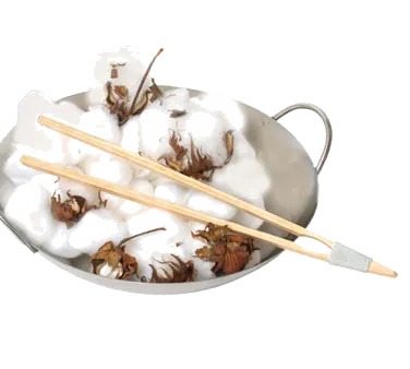 Town 51318/CS Bamboo Chopsticks, 10-1/2" Long, Joined & Tied, Display Pack - 1/Case
