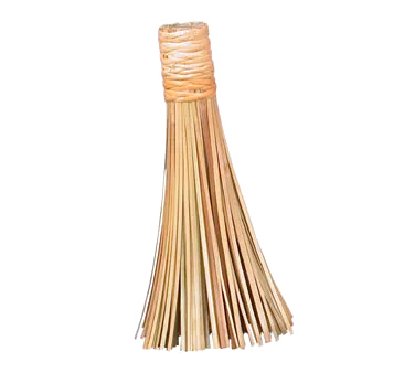 Town 53180 Wok Brush, 11" L, 4" Brush Face, Asian Style, Bamboo, Natural Eco-Friendly Cleaning Tool