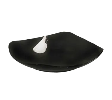 Town J2-2913 - Square 10.5" China Dinner Plate, Mt Fuji Design, Fine China Material - 1 Dozen