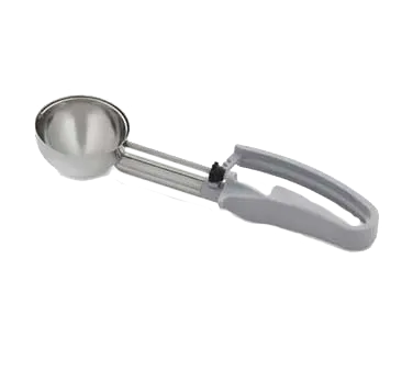 Vollrath 47371 Ice Cream Disher Size #8 2‑3 oz, 2‑7/8" Scoop, 7‑3/4" Gray Plastic Handle, Steel, NSF