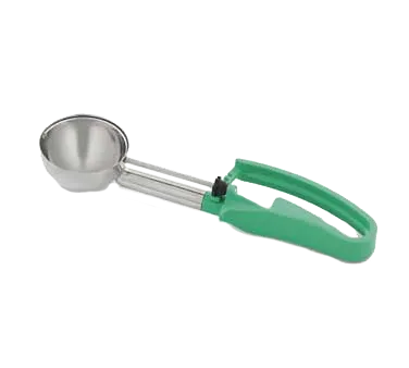 Vollrath 47373 Ice Cream Disher, 2‑3 oz Capacity, #12 2½" Dia, Steel Scoop, Green 7‑7/8" Handle