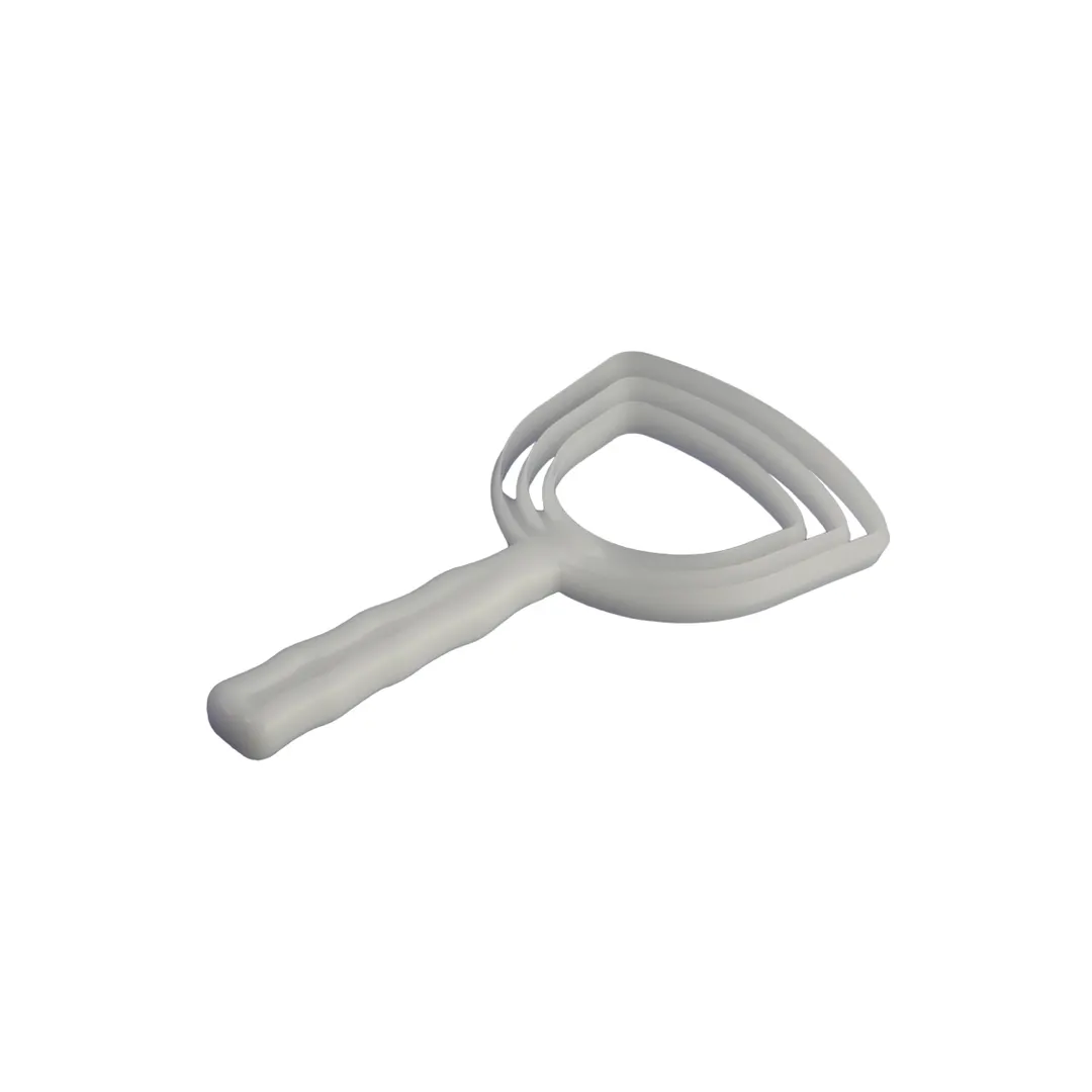 Alfa International 335SQ Bone Dust Scraper, Sq PE, Molded Grip, One‑Piece, OEM 335SQ Repl - 4/Pack
