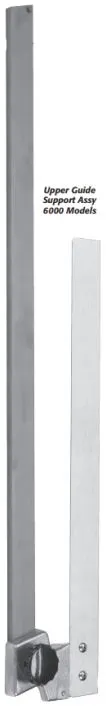 Alfa International HOS-GUIDE Hobart Meat Saws Upper Guide Support Assembly