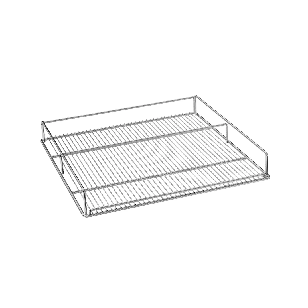 Beverage Air 412-070D-04 Wine Rack Chrome Finish Holds 12 13×3.5in Bottles 5 Shelves per Door Section Shelving