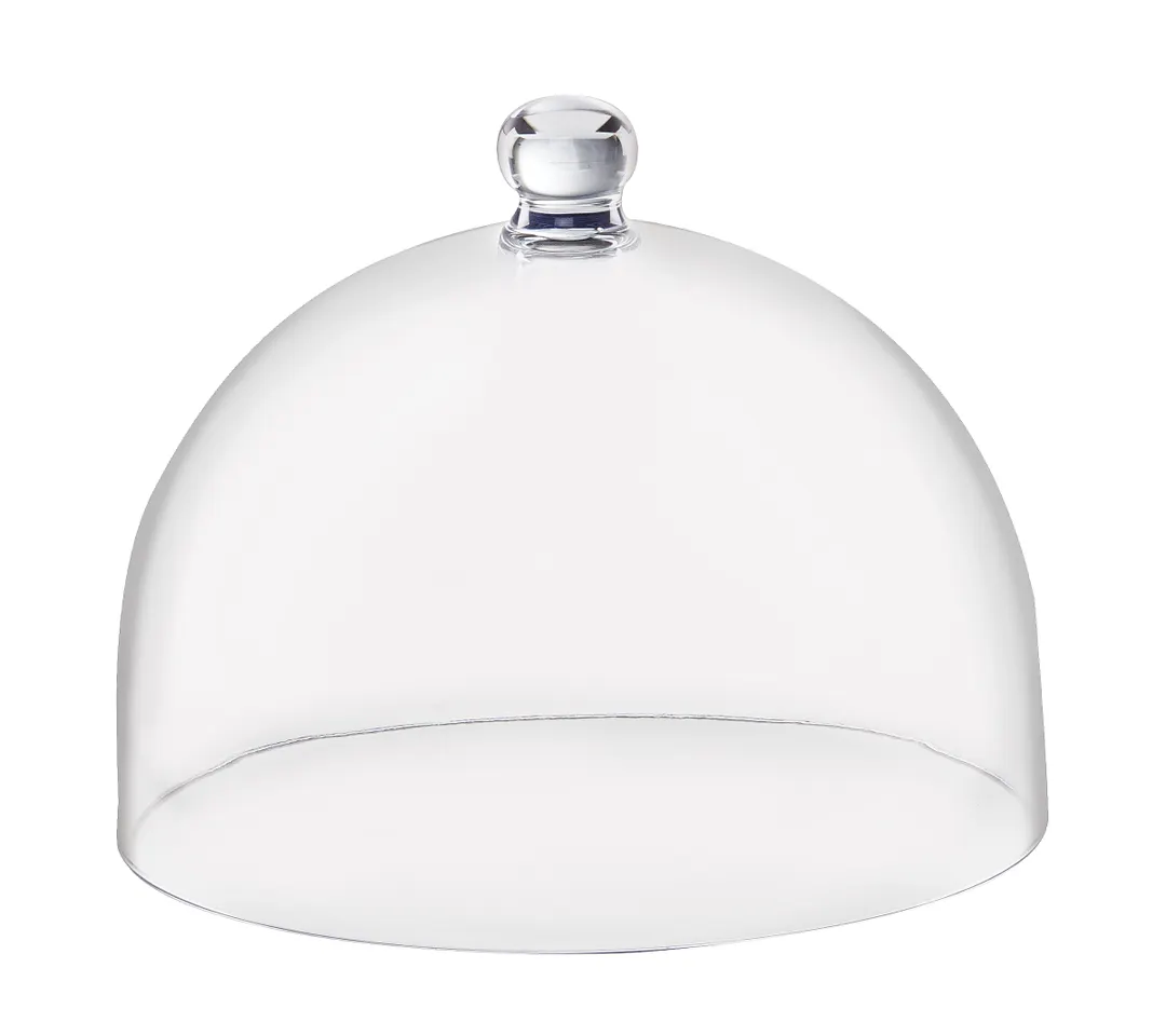 Cal-Mil 22058-11-12 Lift-Off Dome Food Display Cover, 11" Dia., 8" Height, Polycarbonate, 11" Depth