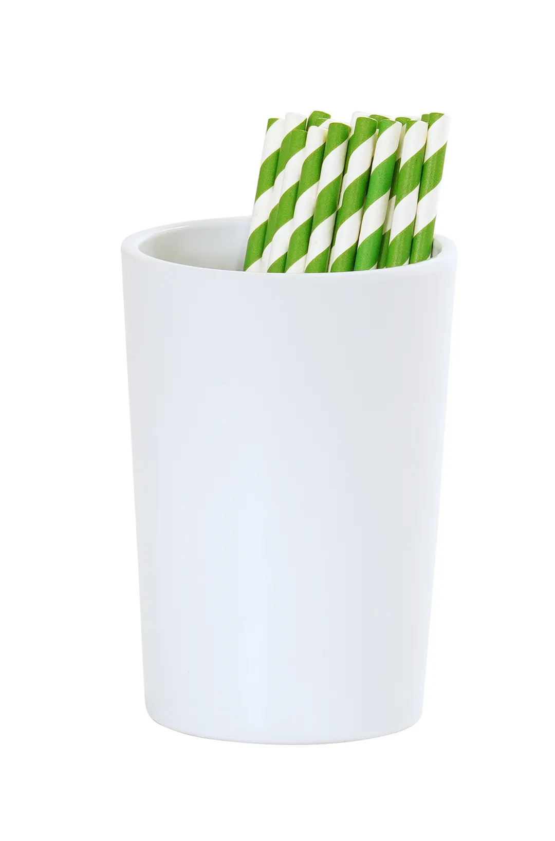 Cal-Mil 24406-4-15 Sophie Jar, 20 oz, 3.75" x 3.75" x 6"H, Matte White Melamine