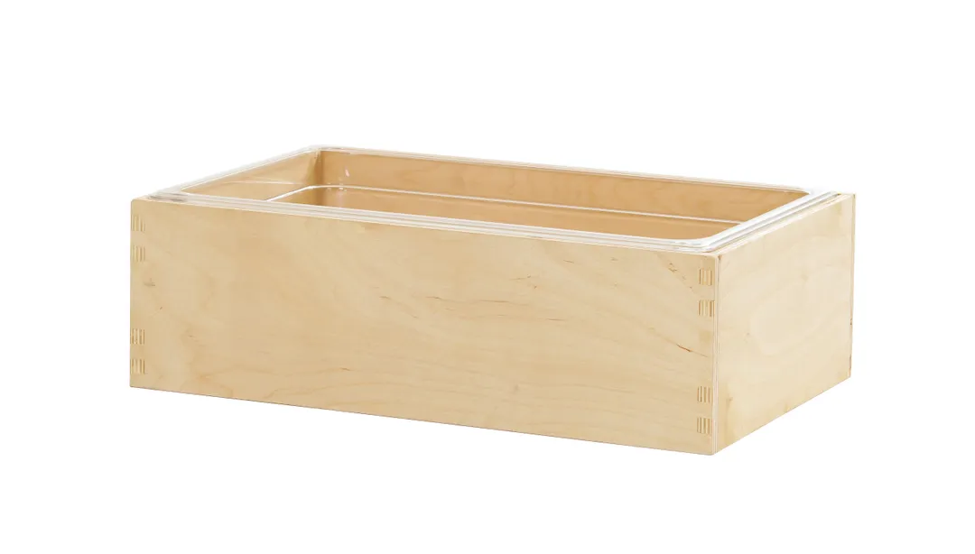 Cal-Mil 25212-12-93 Logan Ice Housing, 21.25" x 13.25" x 7.25" H, Polycarbonate, Rectangular