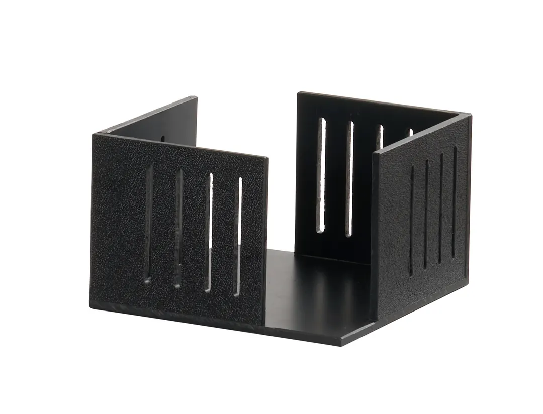 Cal-Mil 28504-13 Classic Napkin Organizer, 5.25" x 5.25" x 3.5" H, Black ABS Plastic Tabletop Holder