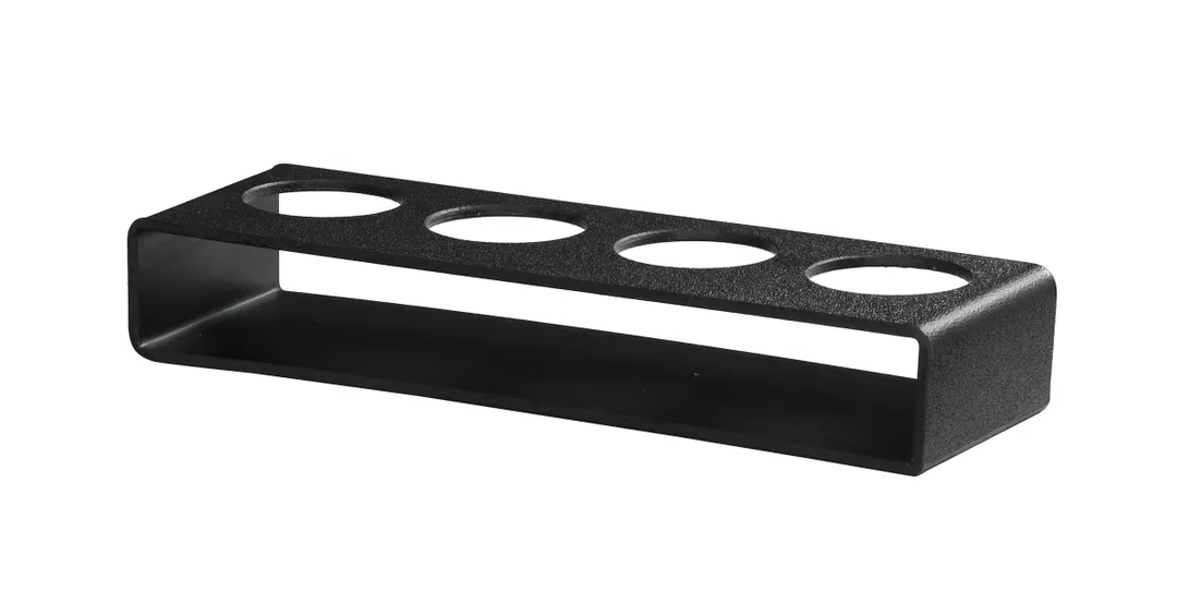 Cal-Mil 28508-13 Classic Taster Caddy Bar Tray, 13"x4"x2.5" ABS Plastic, Beer Wine Serving Paddle