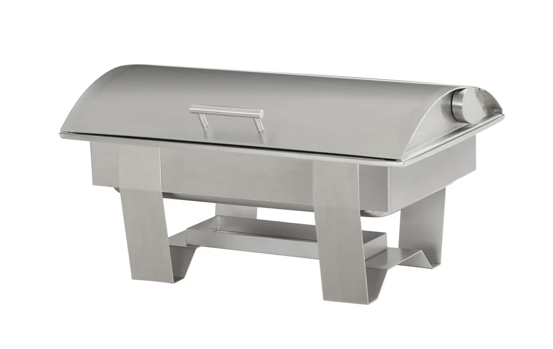 Cal-Mil 28520-55 Chafing Dish, 23" x 14.75" x 12.5" Stainless Steel Stackable Chafer Soft-Close Lid