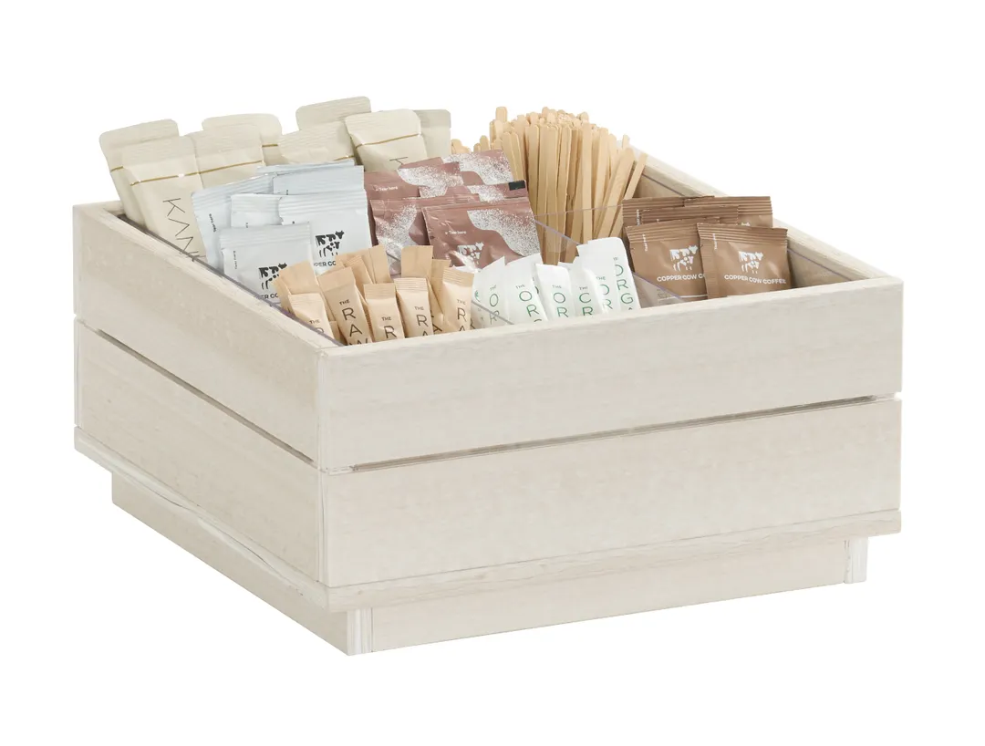 Cal-Mil 28610-141 Vista 9-Section Countertop Organizer, 12" x 12" x 6" White Plastic Coastal