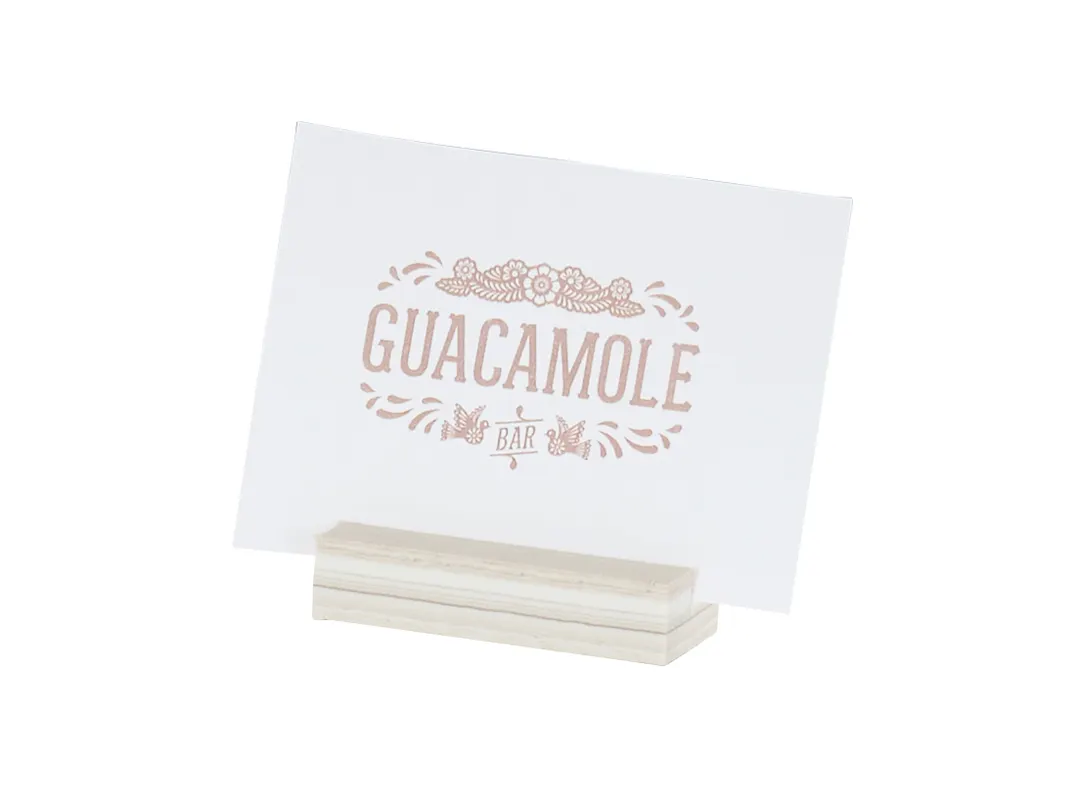 Cal-Mil 28613-141 Vista Cardholder, 2.5" x 0.75" x 0.5" H, Plastic, 1-4" Width, Under 3" Height