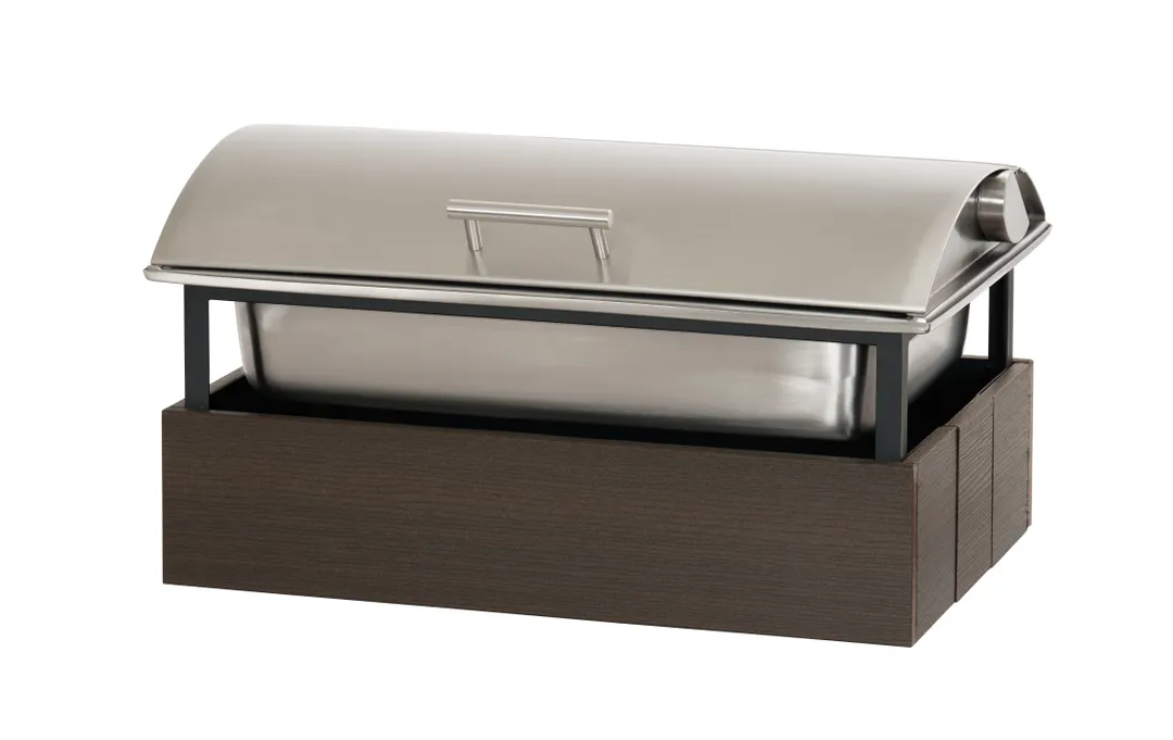 Cal-Mil 28620-140 Vista Chafer Chafing Dish 23.25" x 14.75" x 12.5" H, HDPE, Mocha, Indoor/Outdoor