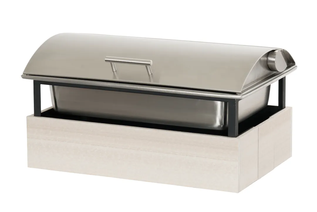 Cal-Mil 28620-141 Vista Chafer Chafing Dish, 23.25" x 14.75" x 12.5" HDPE, Coastal, Rect, Ind/Out