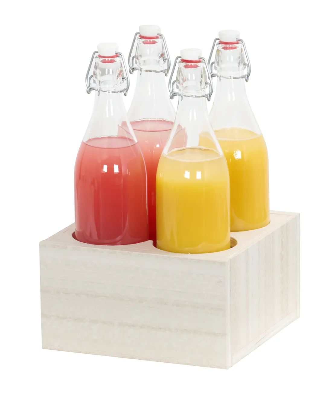 Cal-Mil 28623-141 Vista Carafe Cooler, 9.5" x 9.5" x 5" Plastic, Coastal, 4-Section Ice Display
