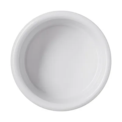 Carlisle 036202 Ramekin, 2‑1/2 oz, 3" Diameter, White SAN, Dishwasher Safe, NSF, BPA‑Free