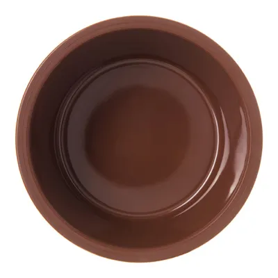 Carlisle 036228 Plastic Ramekin, 2.5 oz (3" Dia) SAN Material, Brown, Dishwasher Safe, NSF, BPA Free