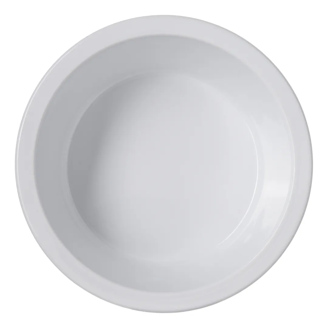 Carlisle 084402 Plastic Ramekin, 2‑Oz, 2‑9/11" Dia, White SAN, Stackable, NSF, BPA‑Free
