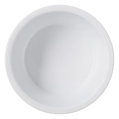Carlisle 084502 - 4-1/2 oz White SAN Ramekin, 3-1/2" Dia, Dishwasher Safe, NSF, BPA Free