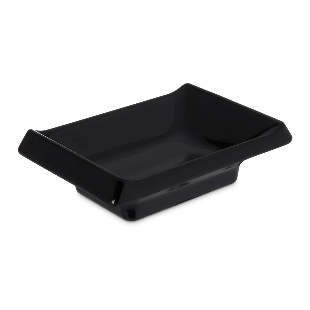 Carlisle 086403 Ramekin, 2 oz, 3-5/8" L x 2-3/8" W x 1" H, Black, Dishwasher Safe, BPA Free