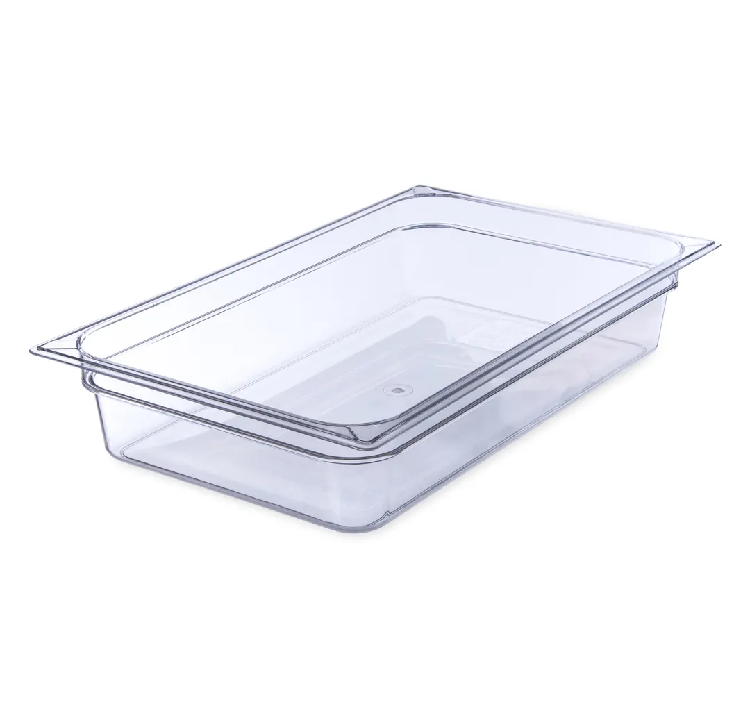 Carlisle 10201B07 StorPlus 12.7 qt 20‑3/4"×12‑3/4"×4" Clear Polycarbonate Food Pan