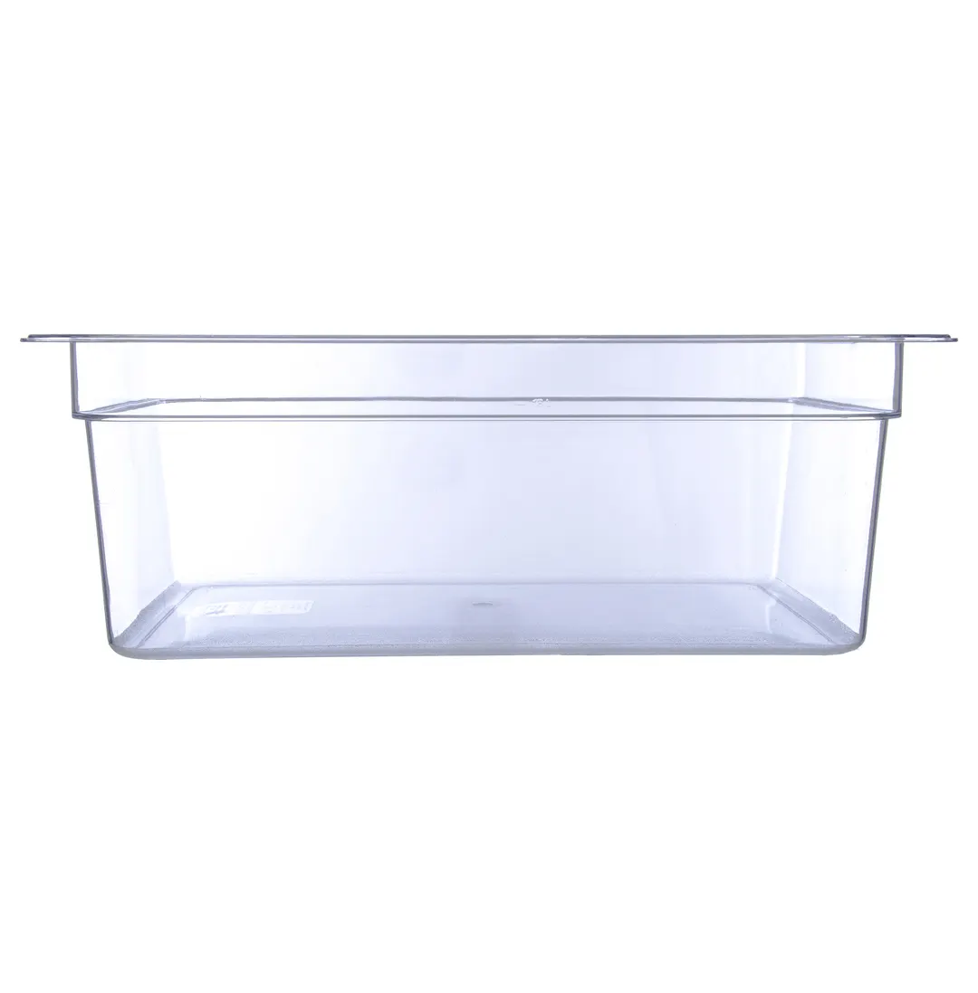 Carlisle 10203B07 Full‑Size Food Pan, 25.9 qt, 20‑3/4" x 12‑3/4" x 8", Clear Polycarbonate