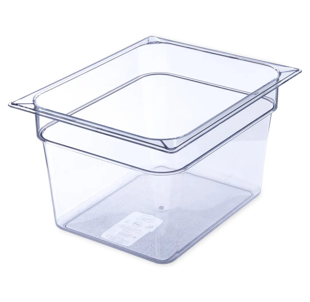 Carlisle 10223B07 Storplus Food Pan, 1/2-Size, 11.4 Qt. Capacity, 12-3/4" X 10-19/50" X 8" Deep